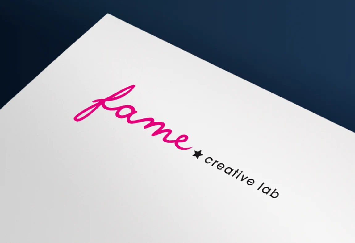 fame creative lab: Logoentwicklung © SINNBILD Design