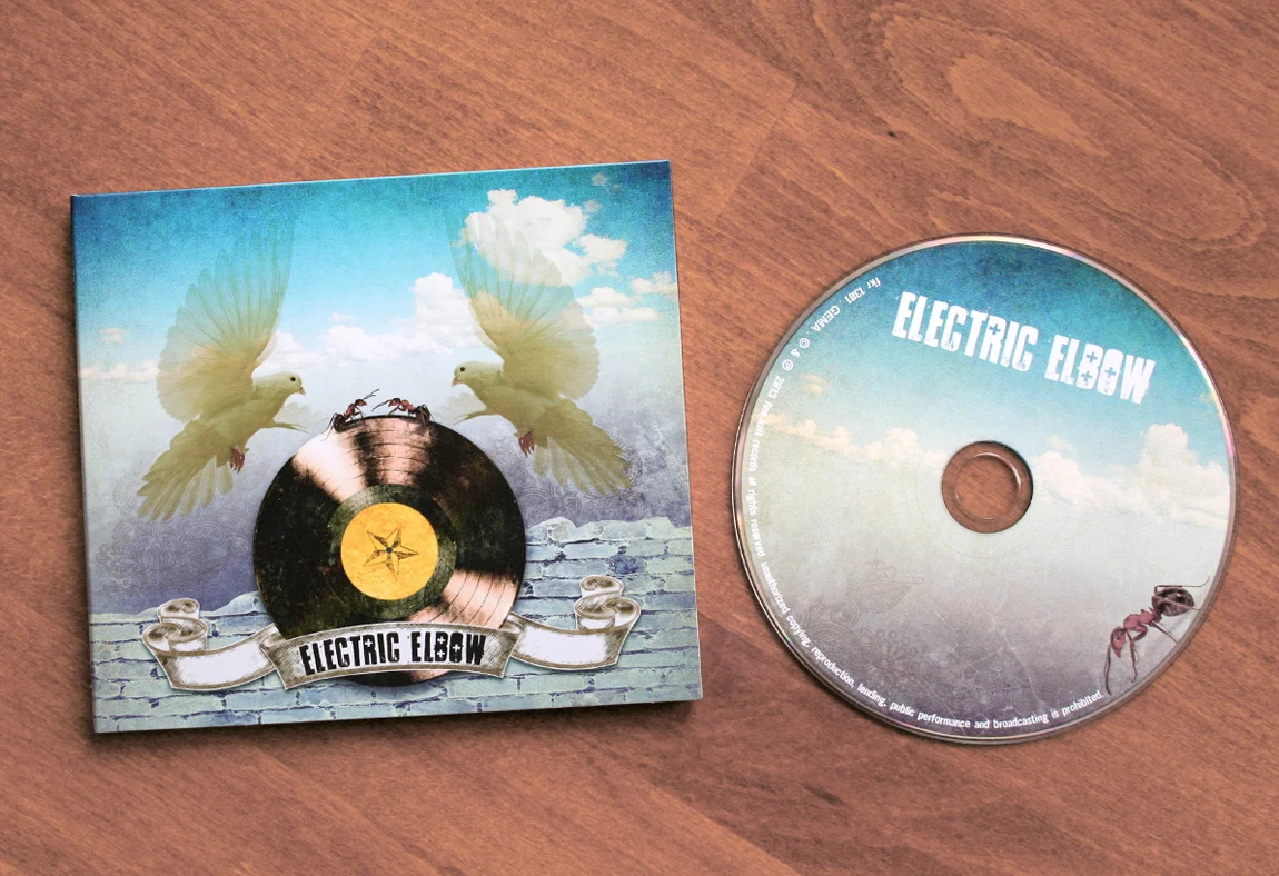 Electric Elbow: Gestaltung des Digipak für das Album der Alternative Rock Band © SINNBILD Design